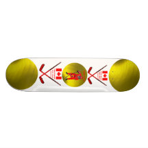 CANADA HOCKEY GOLD-SKATEBOARD