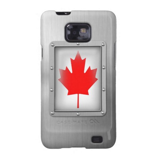 Canada in Stainless Steel Samsung Galaxy S Cover