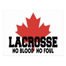 Canada Lacrosse Canadian Postcard
