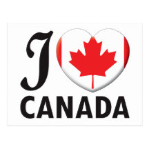 Canada Love Post Card