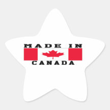 Canada Made In Designs Stickers