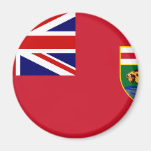 Canada Manitoba Flag Magnet