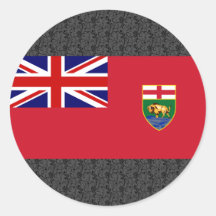 Canada Manitoba Flag Stickers
