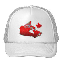 CANADA MAP HAT