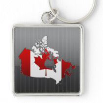 Canada: Map Key Chains