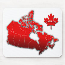 CANADA MAP MOUSEPAD