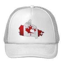 Canada: Map Trucker Hat