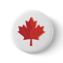 Canada Maple Pinback Buttons