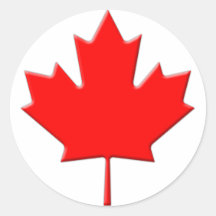 Canada-Maple-Leaf-bevelled Sticker