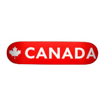 Canada Maple Leaf Skate Deck