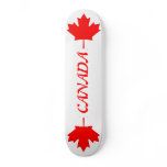 Canada & Maple Leaf Skateboard