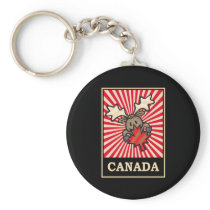 Canada Moose Keychains