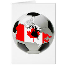 Canada national team greeting card