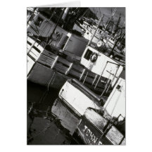 Canada, Nova Scotia, Digby. Fishing boats Greeting Card