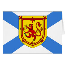 Canada Nova Scotia High quality Flag Card