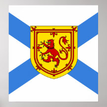 Canada Nova Scotia High quality Flag Posters