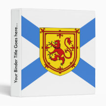 Canada Nova Scotia High quality Flag Vinyl Binder