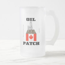 Canada Oil Patch,Oil,Gas,Lager,Beer,Mug,Rigs