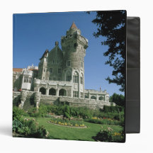 Canada, Ontario, Toronto. Historic Casa Loma 3 Ring Binder