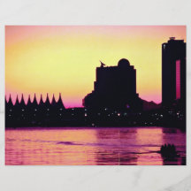 Canada Place at dawn, Vancouver, British Columbia, Full Colour Flyer