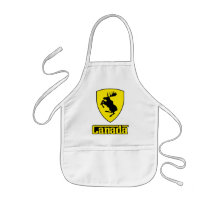Canada - prancing moose shield crest coat of arms apron