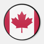 Canada quality Flag Circle Magnets