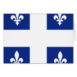 Canada Quebec High quality Flag Card