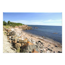 Canada, Quebec. VIA Rail Canada train The 2 Photo Print