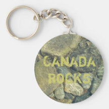 Canada Rocks Keychain