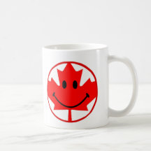 Canada Smiley Coffee Mug 11 oz 