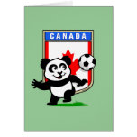 Canada Soccer Panda Card