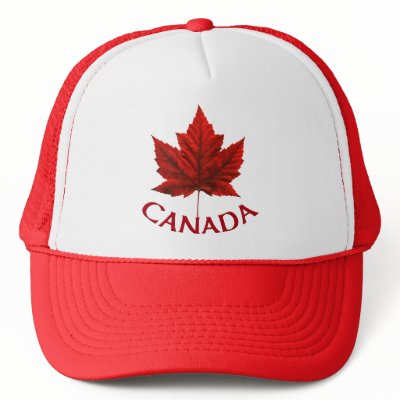 Canada Souvenir Caps & Canada Flag Hats by artist_kim_hunter