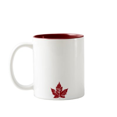 Canada Souvenir Coffee Cup Cool Canada Mugs & Cups by artist_kim_hunter