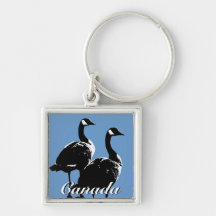 Canada Souvenir Keychain Canada Geese Keepsake