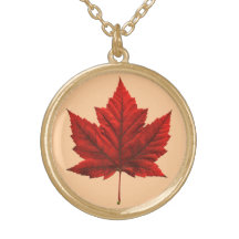Canada Souvenir Necklace Canada Maple Leaf Jewelle
