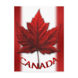 Canada Souvenir Postcards Canada Flag Art Cards