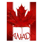 Canada Souvenir Postcards Canada Flag Art Cards