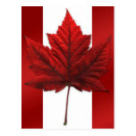 Canada Souvenir Postcards Canada Flag Art Cards