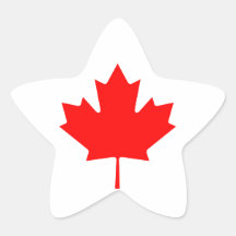 Canada Star Sticker