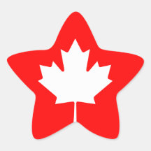 Canada Star Stickers