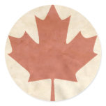 CANADA ROUND STICKERS