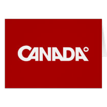 Canada Styled Greeting Card