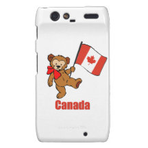 Canada Teddy Bear Droid RAZR Cases