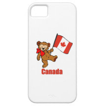 Canada Teddy Bear iPhone 5 Covers