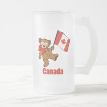 Canada Teddy Bear Mugs