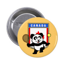 Canada Tennis Panda Buttons