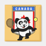 Canada Tennis Panda Fridge Magnet
