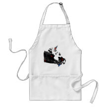 Canada Trendy Peace Sign with Canadian map Apron