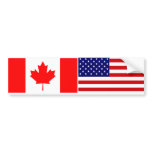 Canada U.S. Bumper Sticker