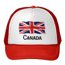 Canada Union Jack - Red Trucker Hat